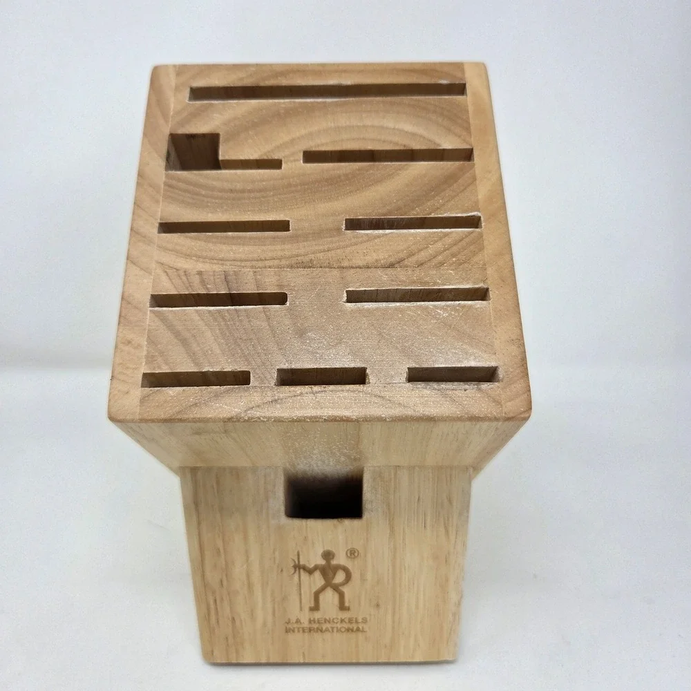 J.A. Henckels International 11 Slot Knife Block 35100-112 Wood Natural